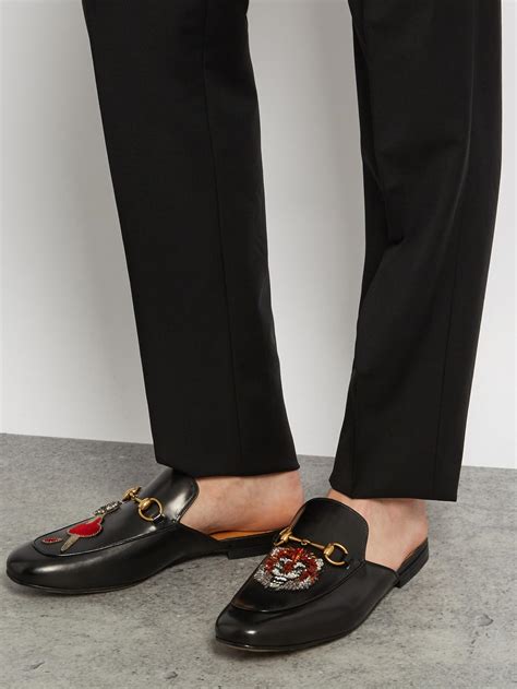 gucci loafers mens cheap|gucci backless loafers men.